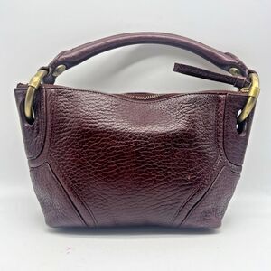 Keneth‎ Cole Bag Womens Burgundy Mini leather Shoulder Purse Classic